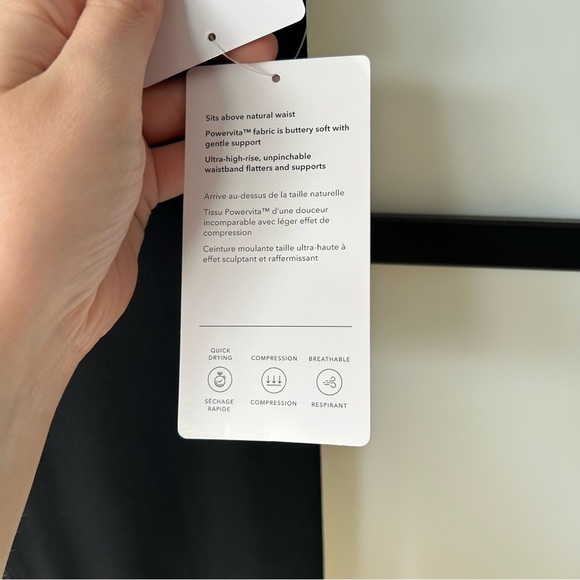 [XS] NWT Athleta Black Ultra High-Waist Elation 7/8 Tight Yoga Legging - Picture 12 of 13